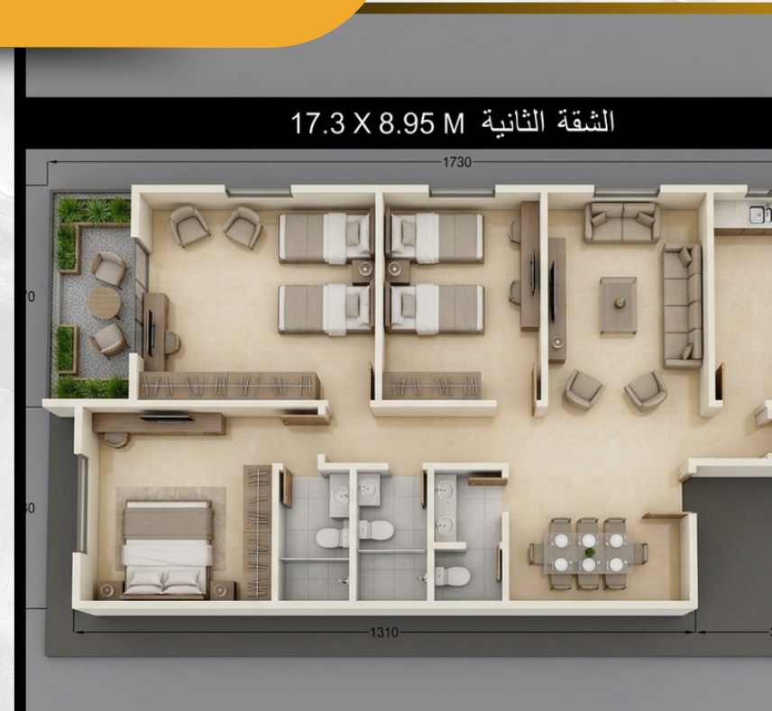 Apartment 2 floor plan